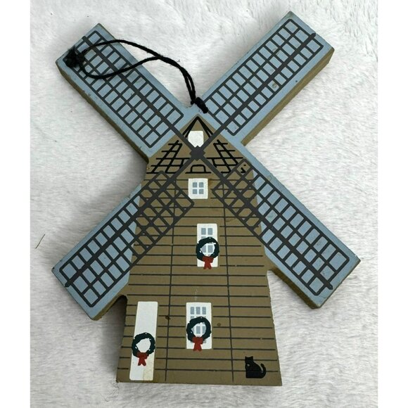 Cats Meow Village Limited Edition Ornaments - Christmas 1996 - complete set of 6 - Picture 3 of 10